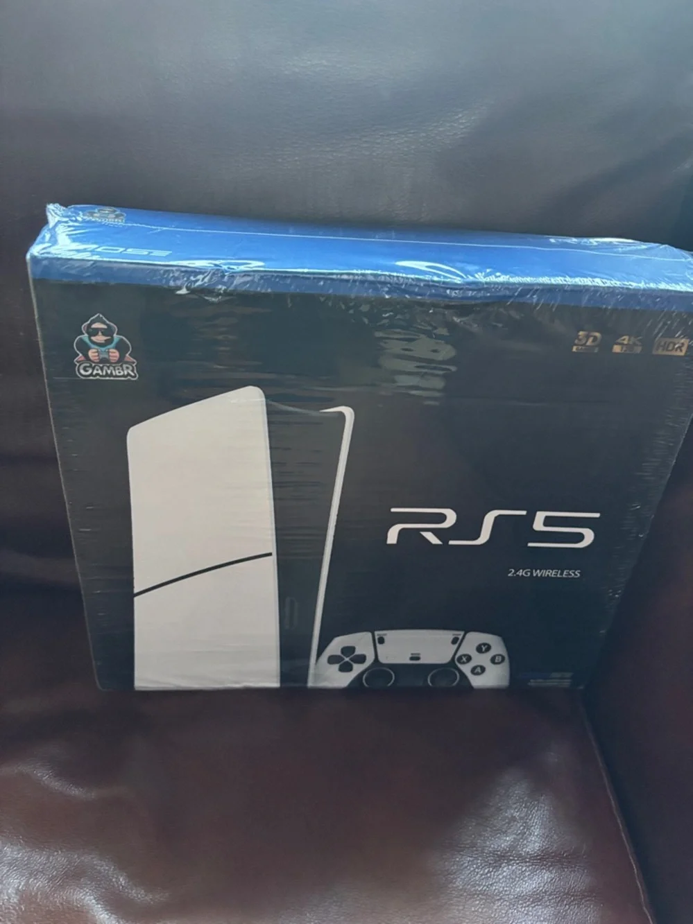 RS5 2.4G Wireless Gaming Console with White Console and Controller